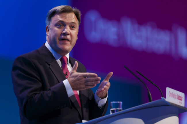 Shadow Chancellor, Ed Balls